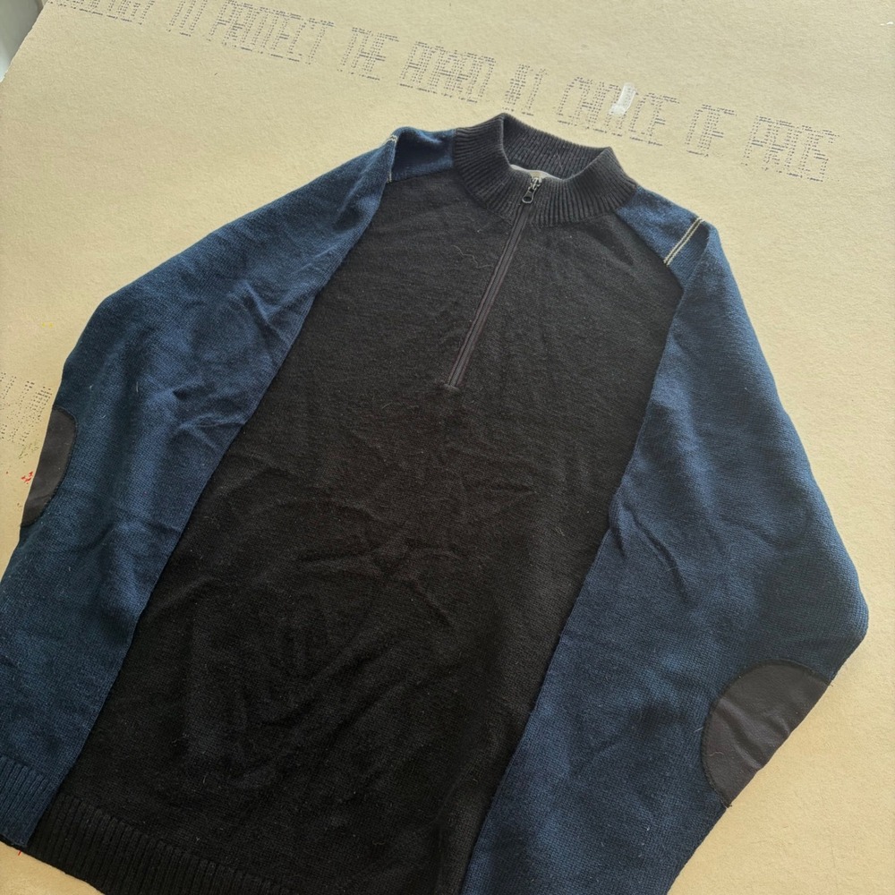 Y2K Bert Pulitzer Quarter Zip Sweater